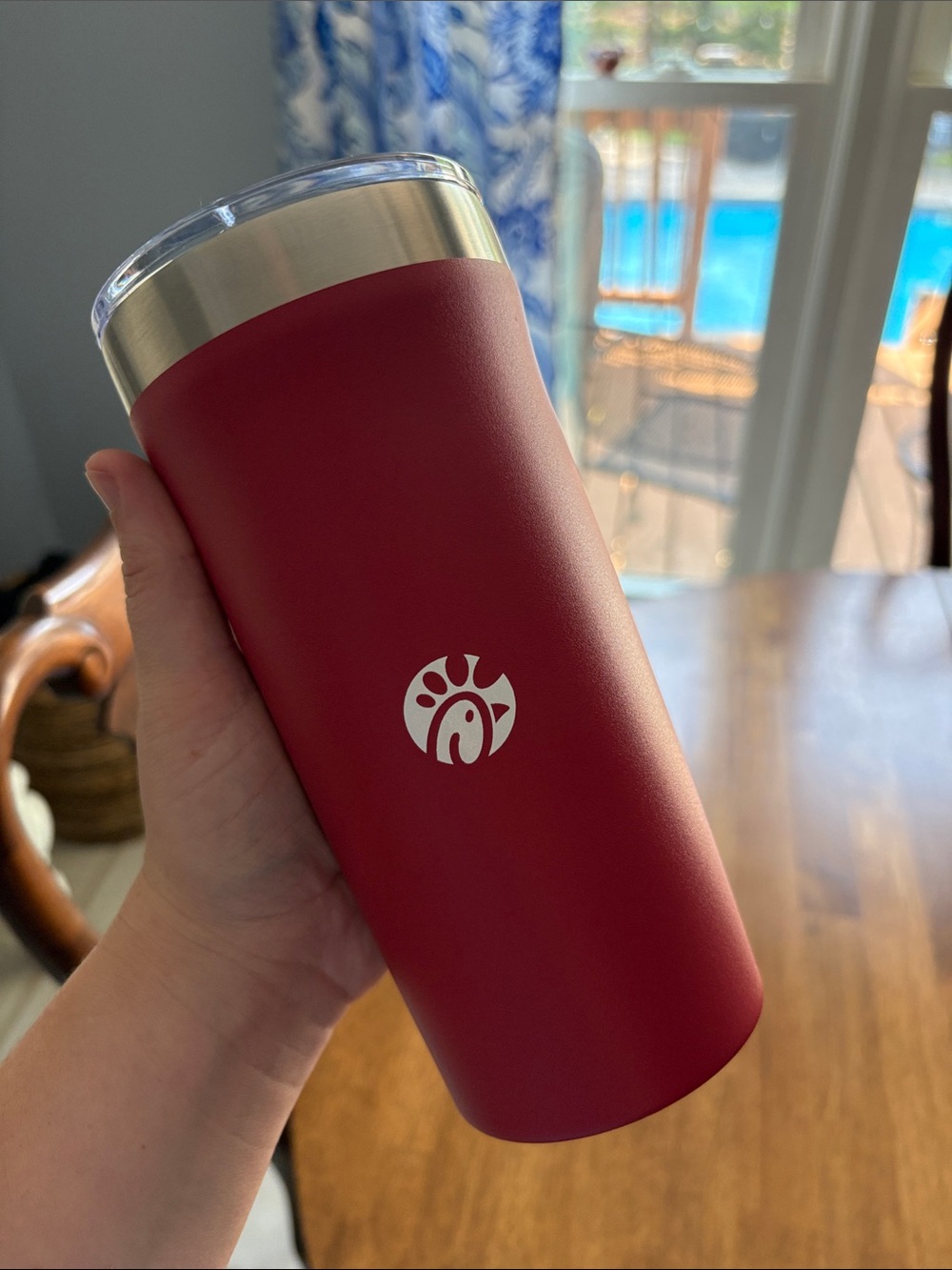 Chick-fil-A Red Insulated Tumbler - Stainless Lid never used